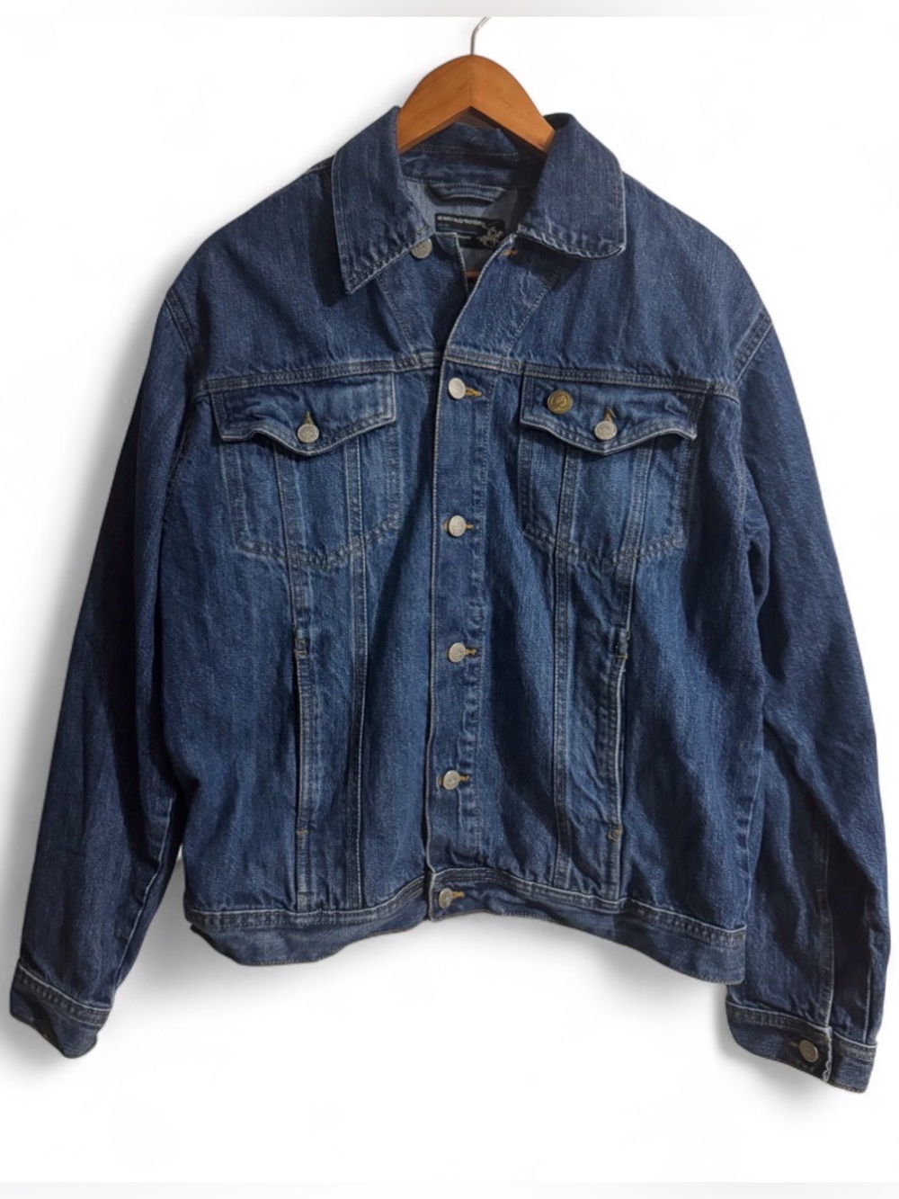 Beverly Hills Polo Club Blue Denim Jean Jacket Size Small